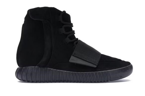 Men's Yeezy Boost 750 'Triple Black' Shoes 002